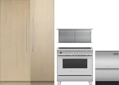 5 Piece Package Includes Refrigerator, Freezer, Range, Hood And Dishwasher